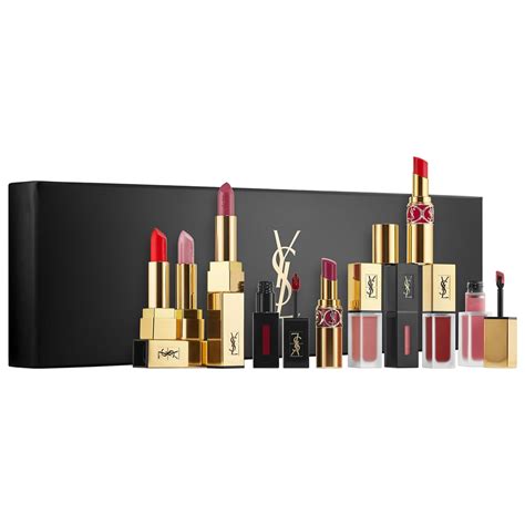 ysl lipstick gold|ysl lipstick set of 10.